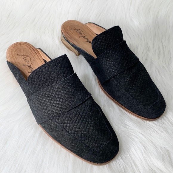 Free People Shoes - Free People Sueded Leather Slip On Flats